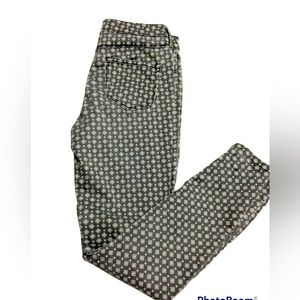 SO Jeggings light black with white pattern Size S